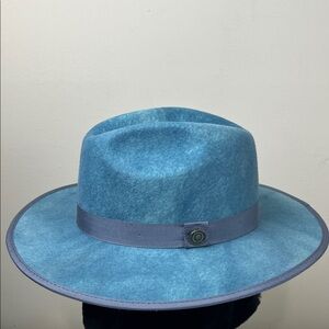 Bruno Capelo Teal Fedora Hat